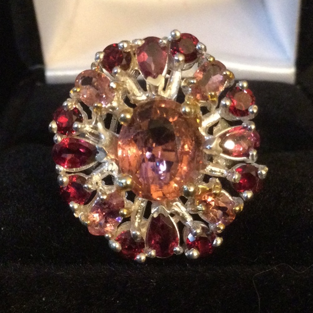 ⭐️RARE⭐️Genuine Pink Tourmaline Ring - Picture 5 of 12